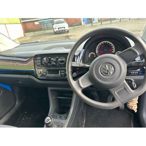 2553 - VW UP 1.0l three door hatchback, petrol, Reg No FL64 UMR , first registered 2014, 4119 recorded mile... 