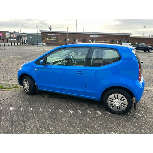 2553 - VW UP 1.0l three door hatchback, petrol, Reg No FL64 UMR , first registered 2014, 4119 recorded mile... 