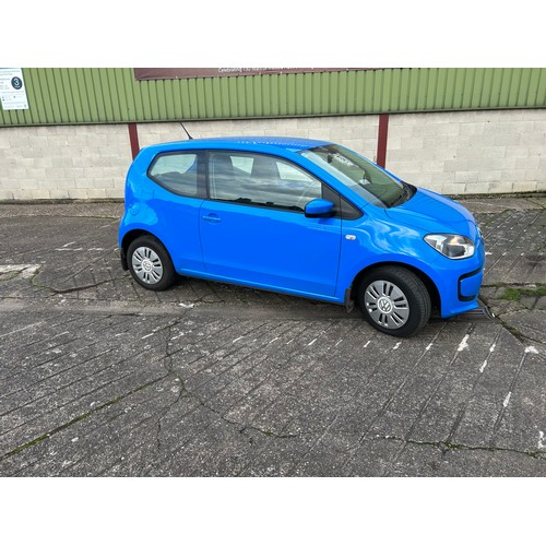 2553 - VW UP 1.0l three door hatchback, petrol, Reg No FL64 UMR , first registered 2014, 4119 recorded mile... 