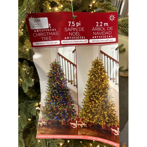 1594 - LED 7.5ft Tree, original RRP £395.83 + VAT (4190-19) * This lot is subject to VAT