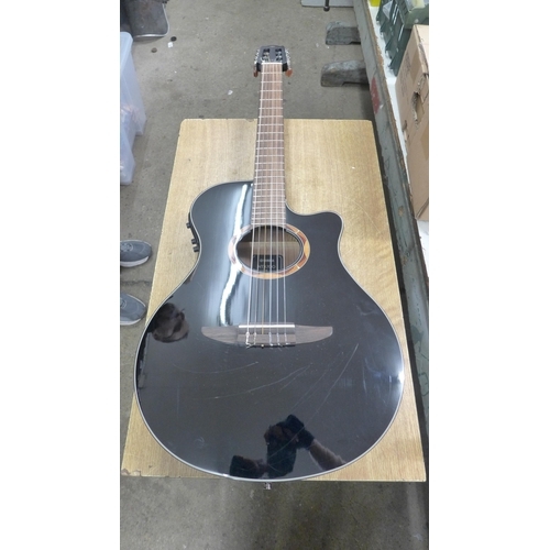 2141 - A Yamaha NTX700 electro acoustic guitar with a soft padded case