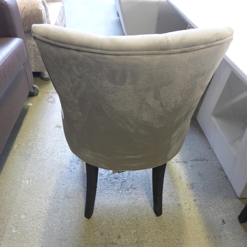 1999 - A marble effect dining table and four velvet chairs