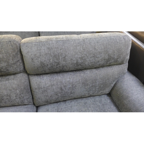 1504 - A Grace charcoal three seater power recliner * this lot is subject to VAT