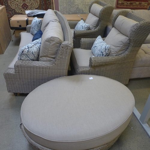 1511 - Peak Season Mikala Four Piece High Back Deep Seating Set, original RRP £2333.31 + VAT (4190-48) * Th... 