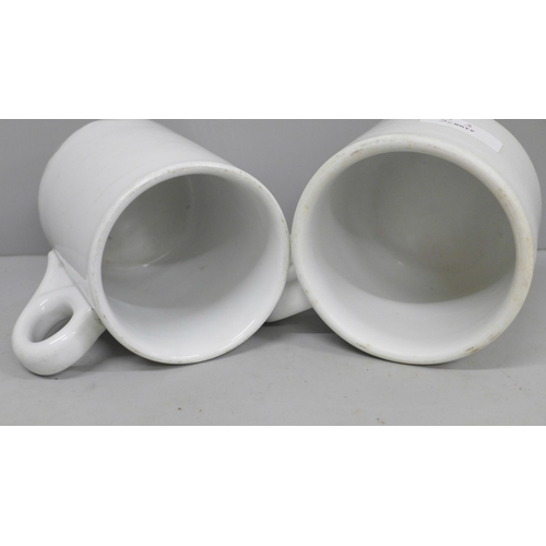 646 - Two German WWII Mess Hall mugs