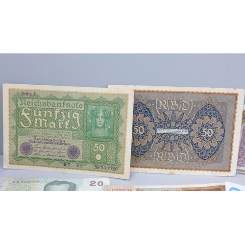 655 - Foreign bank notes