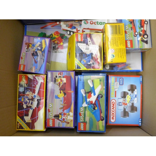 734 - Two boxes of Lego sets including many Lego System, boxed