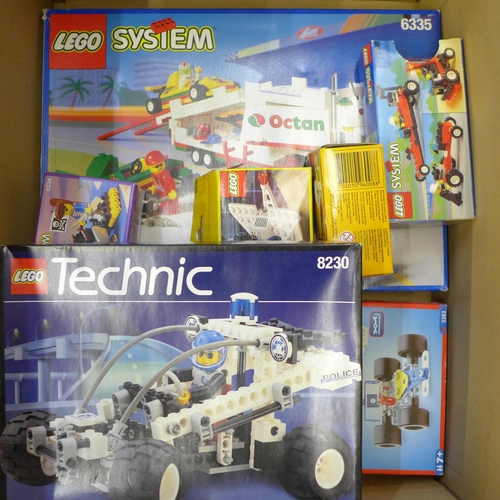 734 - Two boxes of Lego sets including many Lego System, boxed