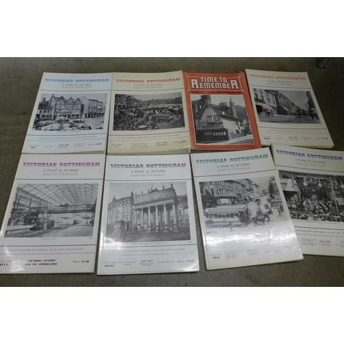 767 - Victorian Nottingham, nineteen volumes and four other volumes