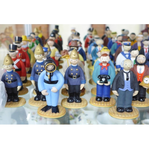 780 - A large collection of Camberwick Green figures, Robert Harrop Designs, 1-78, plus four limited editi... 