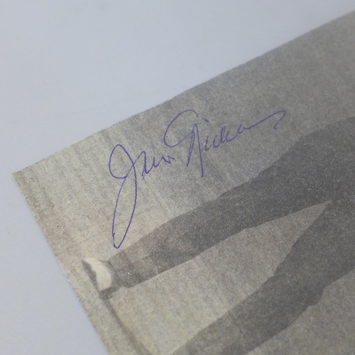 790A - Golf; a Jack Nicklaus autographed cutting