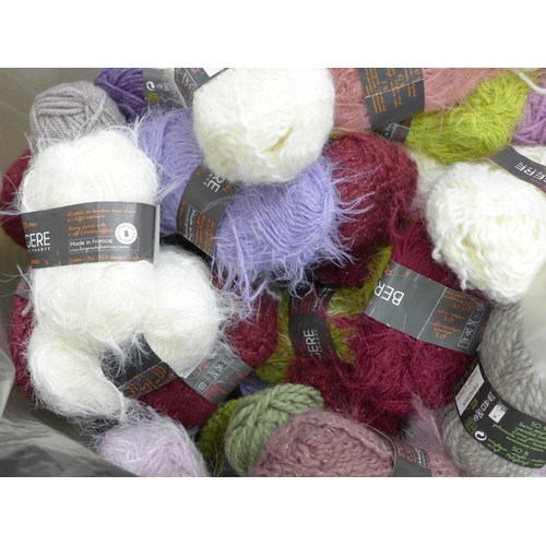 794 - A collection of Bergere de France, crafting and knitting yarn, total weight 2.5kg