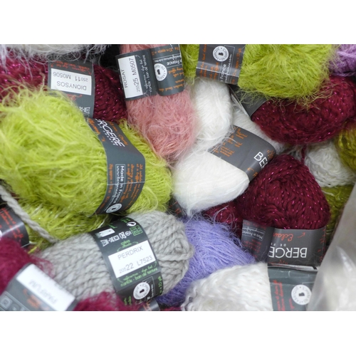 794 - A collection of Bergere de France, crafting and knitting yarn, total weight 2.5kg