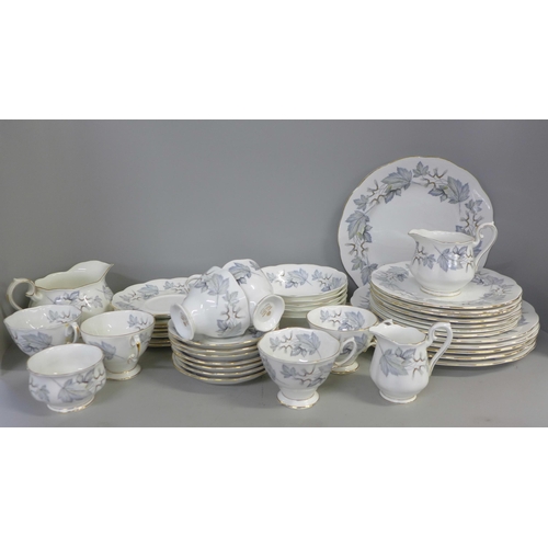 795 - A Royal Albert silver maple teaset and dinnerwares **PLEASE NOTE THIS LOT IS NOT ELIGIBLE FOR POSTIN... 