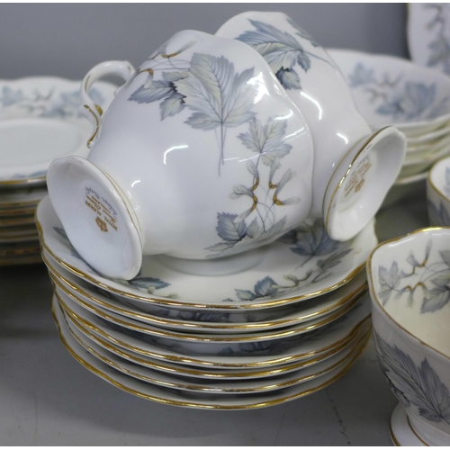 795 - A Royal Albert silver maple teaset and dinnerwares **PLEASE NOTE THIS LOT IS NOT ELIGIBLE FOR POSTIN... 