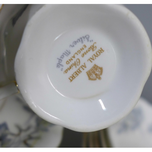 795 - A Royal Albert silver maple teaset and dinnerwares **PLEASE NOTE THIS LOT IS NOT ELIGIBLE FOR POSTIN... 