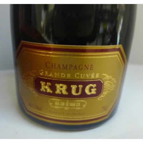 805 - A bottle of Krug Grande Cuvee champagne **PLEASE NOTE THIS LOT IS NOT ELIGIBLE FOR POSTING AND PACKI... 