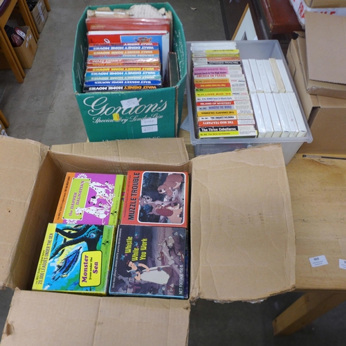 808B - Three boxes of Walt Disney Super 8 cartoons, short films, etc., approximately 80 in total