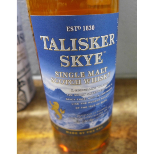 818 - Two bottles of whisky, Talisker Skye and Bushmills Irish Whiskey, boxed **PLEASE NOTE THIS LOT IS NO... 