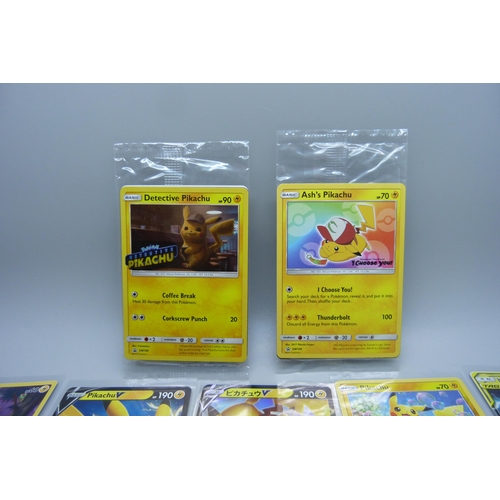 846 - Ten rare Pikachu Pokemon cards