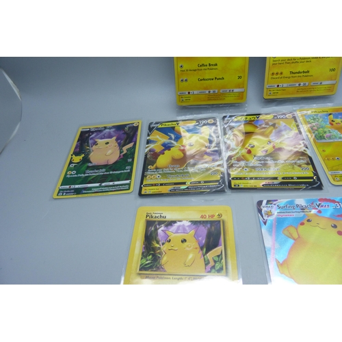 846 - Ten rare Pikachu Pokemon cards