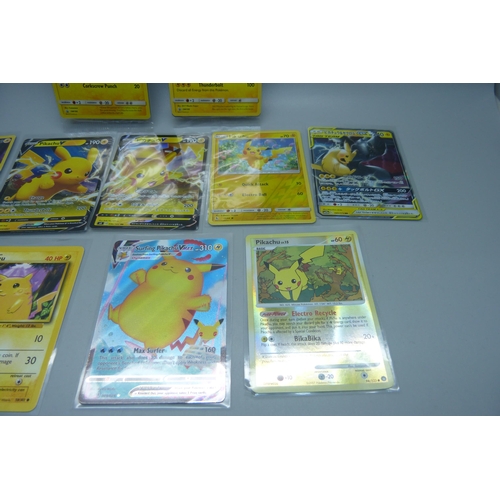 846 - Ten rare Pikachu Pokemon cards