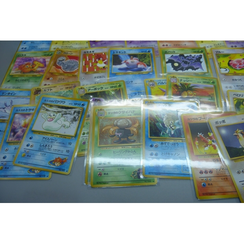 847 - Fifty vintage Japanese Pokemon cards