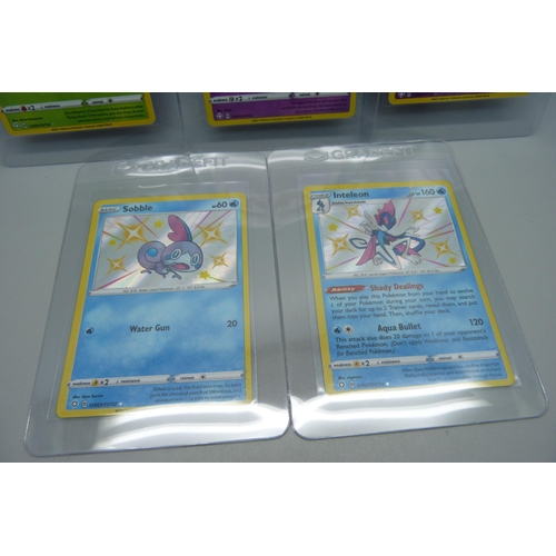 855 - Five Shining Fates Rare Pokemon cards