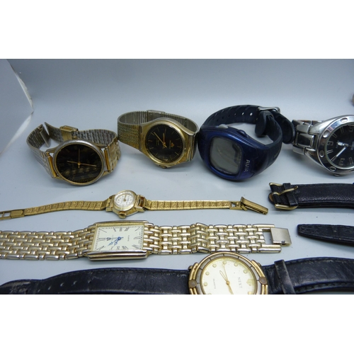 923 - A collection of wristwatches including Rotary, Avia, Lorus, Timex, etc., (26), some a/f