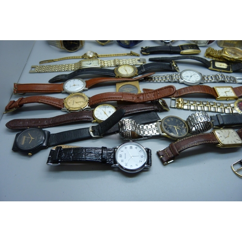 923 - A collection of wristwatches including Rotary, Avia, Lorus, Timex, etc., (26), some a/f