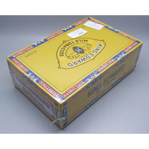 930 - A sealed box of 50 King Edward Imperial cigars