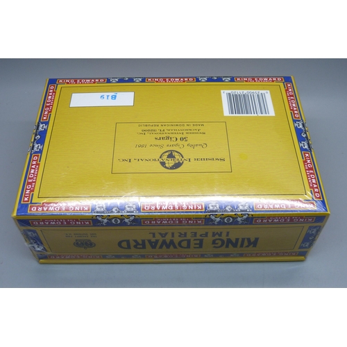 930 - A sealed box of 50 King Edward Imperial cigars