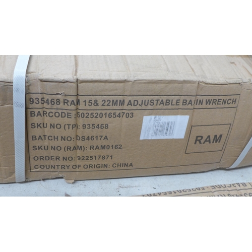 2007 - 2 Boxes of Ram adjustable tap spanners