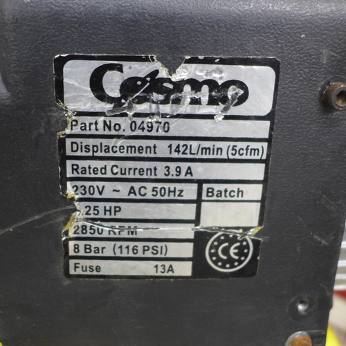 2014 - A Cosmo 25hp, 15 litre mini compressor - W