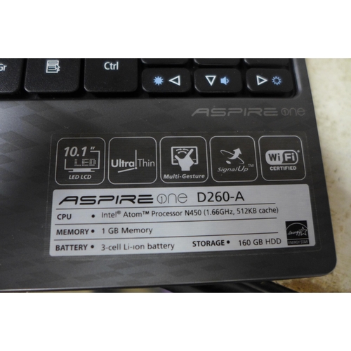 2058 - An Acer Aspire One Ultra Thin 10.1