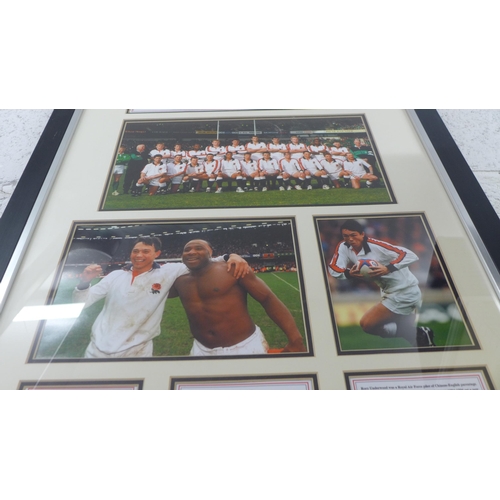 2097 - An England Grand Slam Winners 1995 signed by Rory Underwood