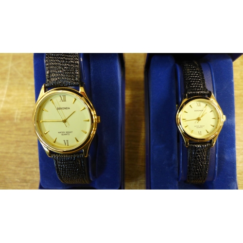 2131 - One women's and one gent's Sekonda watches