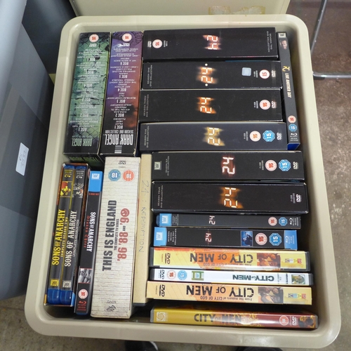 2177 - 8 Boxes of Blu-Ray, movies and box sets