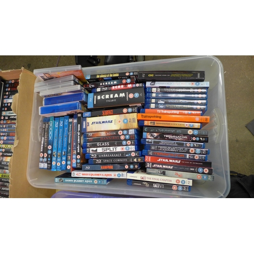 2177 - 8 Boxes of Blu-Ray, movies and box sets