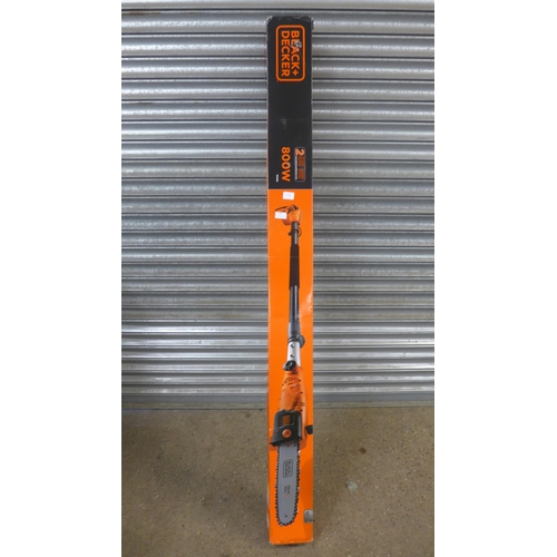 2255 - A Black & Decker long reach electric  chainsaw - light use