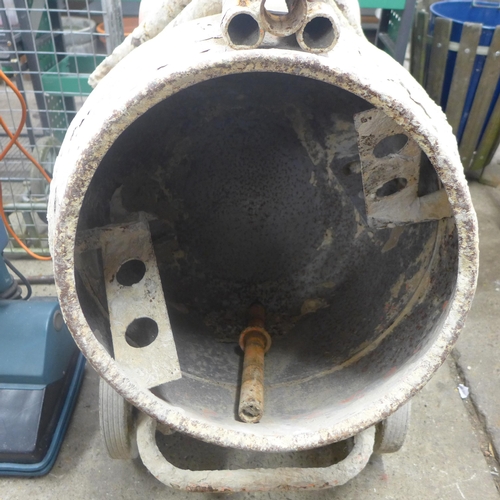 2276 - A MiniMix 150 110v concrete mixer with stand