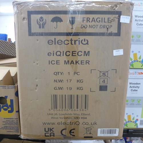 2429 - An Electriq ice maker - W - boxed