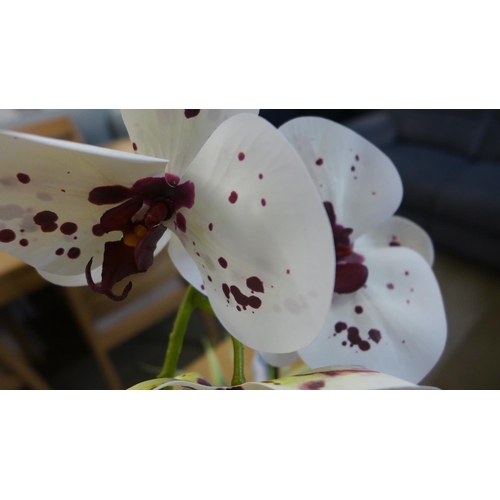 1308 - A single stem artifical Orchid, H 60cms (51963909)   #