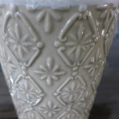 1396 - A large patterned ceramic Nero vase  H32cms (1828513)    *  *