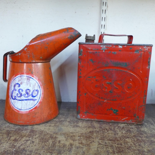 400 - Two vintage Esso fuel cans