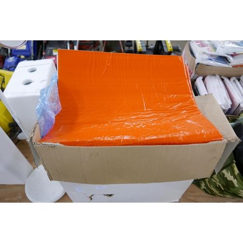 2349 - A box of orange spill mats