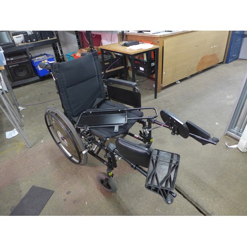 2177A - A Karma Large wheel wheelchair with legs rests