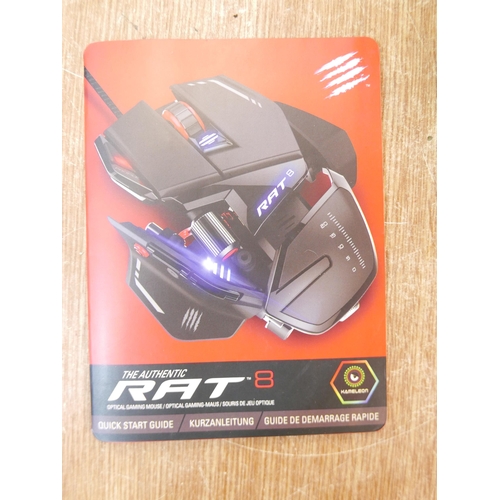 2123 - A MadCatz RAT-8 gaming mouse