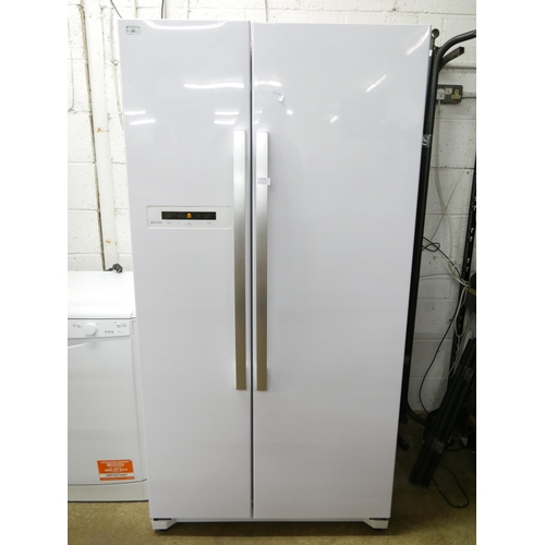 2179 - A John Lewis American style fridge freezer