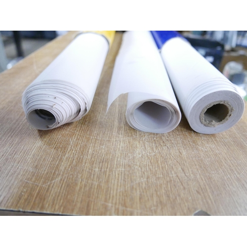 2418A - Three rolls of tracing paper in various size rolls